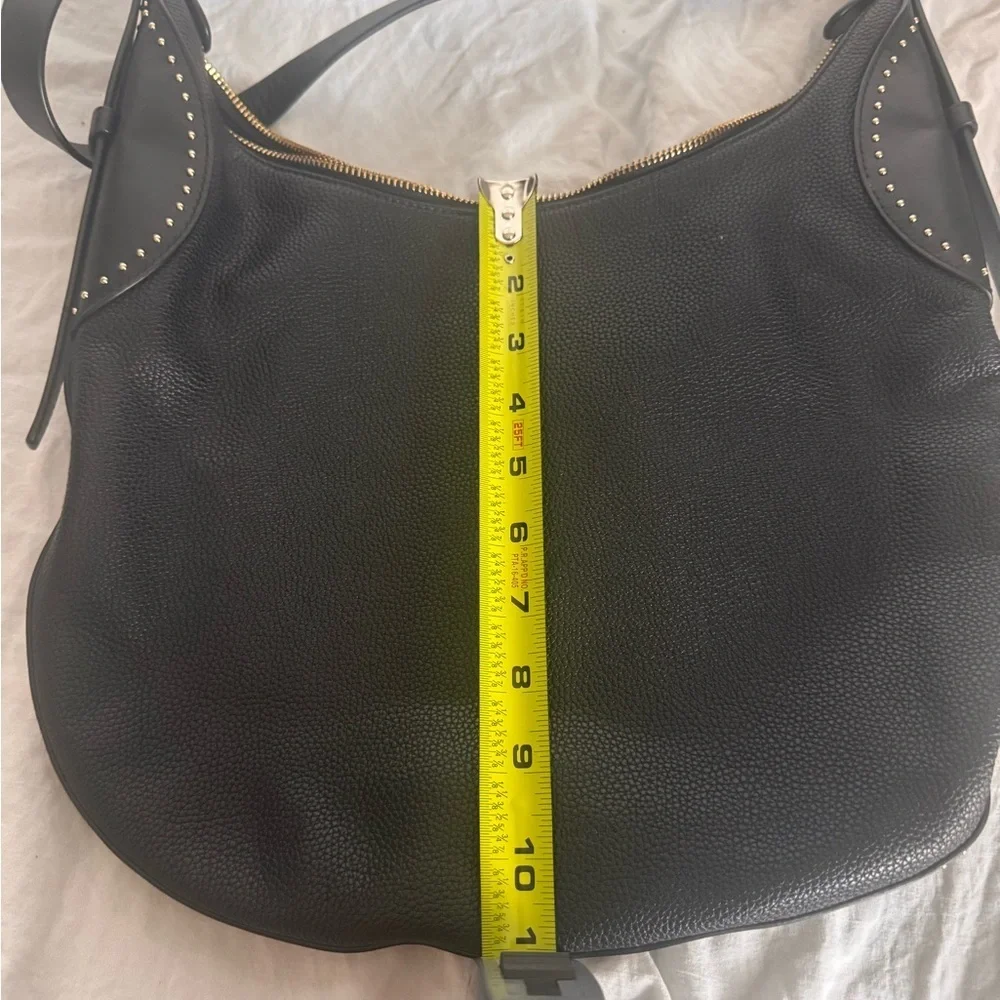 Rebecca Minkoff Black Leather Studded Shoulder Bag